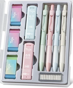 Taja Cute Druckbleistift Set 4 Stück Pastell Druckbleistifte 0,7 & 0,5 mm - Bild 1 von 9