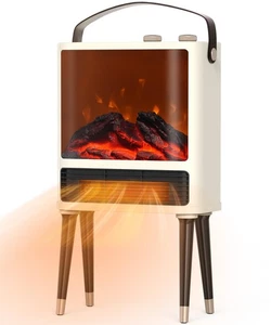 Calentador de chimenea, calentador de espacio de chimenea para uso en interiores, calentador de espacio con re... - Imagen 1 de 8