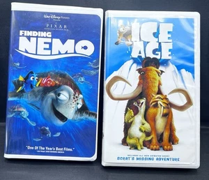 VHS - Ice Age and Finding Nemo - Picture 1 of 4