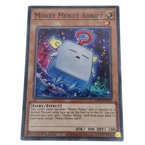 Yu-Gi-Oh! Power Of The Elements Mokey Mokey Adrift POTE-EN030 Light 2022 - Foto 1 di 7
