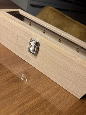 Teebeutel Holzdose Teebox Aufbewahrungsdose Tee-Box - Bild 1 von 3