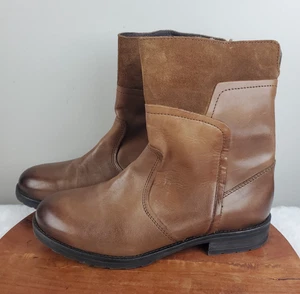 Umberto Raffini  UMA Women's Leather Western Brown Boots Size 8.5 EXC CONDITION - Picture 1 of 10