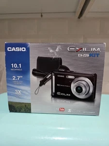 Casio EXILIM EX-Z29 Kit schwarz 10,1 Megapixel 2,7" LCD Bildschirm 3x Zoom - Bild 1 von 8