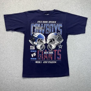 Dallas Cowboys New York Giants Opening Day 2013 T-Shirt Adult Small Blue NFL - Picture 1 of 9