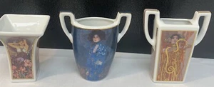 3 Goebel Gustav Klimt's Mini vases Germany - Picture 1 of 4