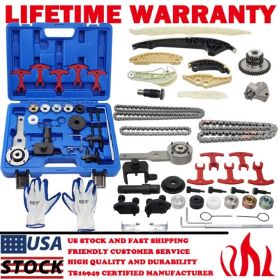 Timing Chain & Tool Kit For Audi A3 A4 A5 A6 A7 Q5 TT 1.8L TFSI 2.0T EA888 Gen 3 — 第 1/4 张图片