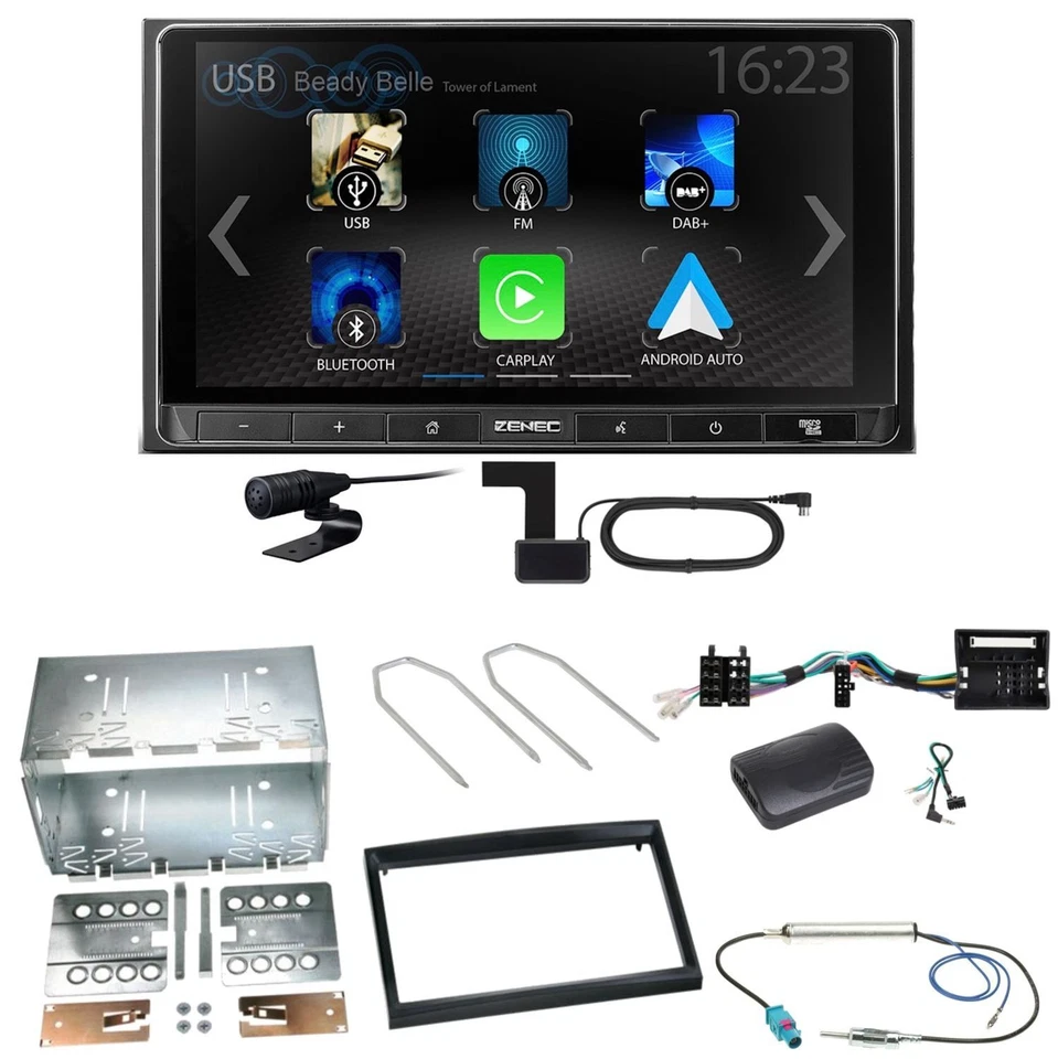 ZENEC Z-N538 Android Auto CarPlay Einbauset für Citroen C2 C3 Berlingo Jumpy - Bild 1 von 1