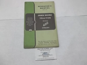 Manuale Operatore per Trattori John Deere Serie 420 OM-T21-1155 - Foto 1 di 3