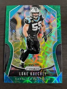 2019 Panini Prizm Luke Kuechly #181 Green Scope Prizm serial /75 - Picture 1 of 2