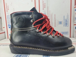 Scarponi da sci vintage rari Lackner Gregor Kitzbühel Base Camp AUSTRIA taglia 5 neri  - Foto 1 di 15