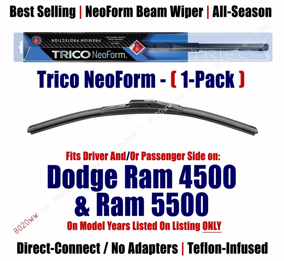 (Qty 1) Super Premium NeoForm Wiper Blade fits 2011+ Ram 5500 - 16220 - Image 1 of 1