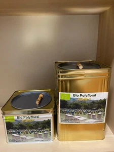 PURE RAW Organic Rapeseed Honey 25 kg (harvest2025) + Gift rose oil - Picture 1 of 6