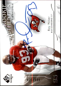 A1642- 2009 SP Authentic #321 Roy Miller RC Auto /999 SAMPLE PIC - Picture 1 of 2