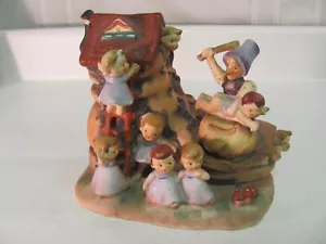 ESD Lefton THERE WAS AN OLD WOMAN in a Shoe Figur AR7724 Kinderzimmerreim JAPAN - Bild 1 von 11