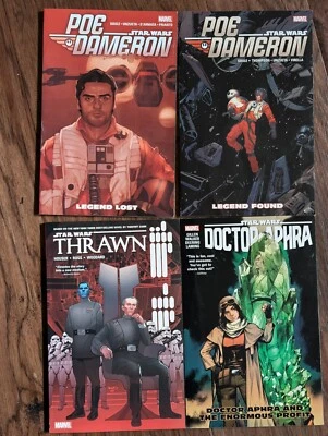 Star Wars Marvel Graphic Novel (TPB) Lot (4): Doctor Aphra, Poe Dameron & Thrawn - Image 1 of 2