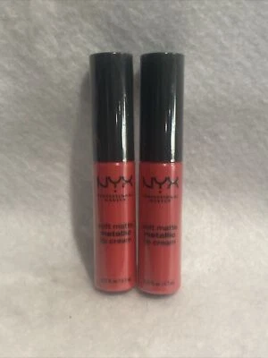 2 x NYX Soft Matte Metallic Lip Cream 6.7ml SMMLC07 Manila - Image 1 of 3