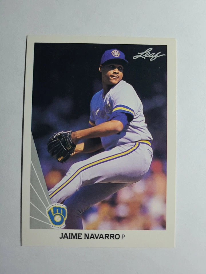 JAIME NAVARRO 1990 LEAF BASEBALL CARD # 85 D5208 - Image 1 of 1