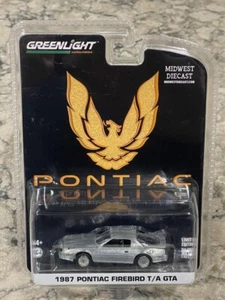 Greenlight RAW GREEN MACHINE 1987 Pontiac Firebird GTA 1/64 Midwest Exclusive - Picture 1 of 1
