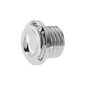 Chrome Gas Tank Cap Vented Fuel Cover Fit For Sportster XL 883 Dyna Touring - Picture 1 of 5