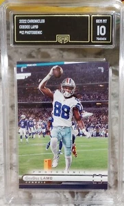 CeeDee Lamb, 2022 Panini Chronicles Photogenic #PH-12, Graded: 10 Cowboys WR. - Picture 1 of 2