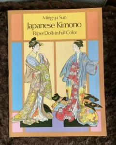 Japanese Kimono Paper Dolls Book Vintage Ming-ju Sun Dover 1986 nm/mint - Bild 1 von 2