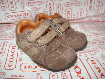 STRIDE RITE BRUNO BABY ясельного возраста мальчиков обувь кроссовки размер 5 W коричневый кожаный милый - Изображение 1 из 4