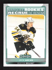 Jack Ahcan MR,RC 2021 Upper Deck O-Pee-Chee Update Boston Bruins #635 - Picture 1 of 2