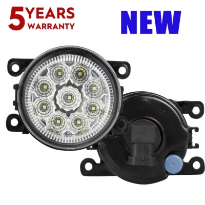 LED Bumper Clear Fog Light Lamps DRL For Land Rover Range Rover Sport 2009-2013 - Image 1 of 4