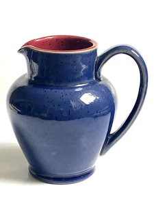 Vintage Denby Classic Pottery Kobaltblau Milch-/Wasserkrug 600 ml - Bild 1 von 7