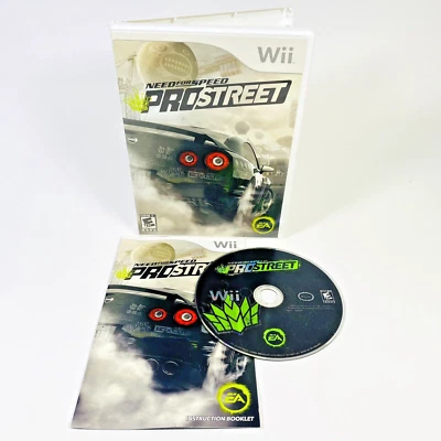 Need for Speed - ProStreet (Nintendo Wii, 2007) Complete w/ Manual Racing Tested - Image 1 of 4