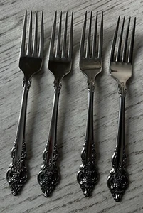 (4) Oneida CHERBOURG 7 1/4” DINNER FORKS Community Stainless Steel Flatware VTG - Picture 1 of 4