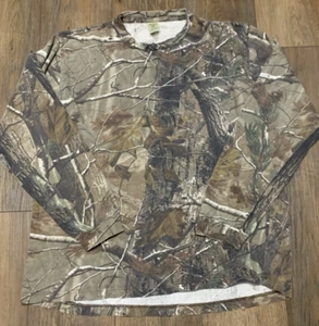 Liberty Realtree AP Camo Long Sleeve Shirt Mens L Outdoor Hunting Pocket - Picture 1 of 11