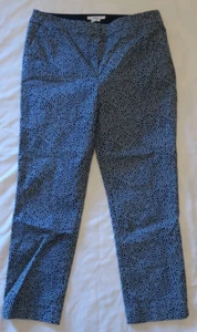 Boden Richmond 7/8 Trouser Blue Polka Dot Print Crop Pants - 10R - Picture 1 of 3