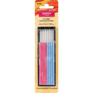 Bohin Mechanical Chalk Cartridge Pen Refill Pack of 16 - White or Assorted - Bild 1 von 5