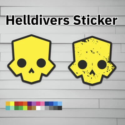 Skull Vinyl Decal (Sticker, Car laptop window tumbler water bottle) strategem - Image 1 of 4