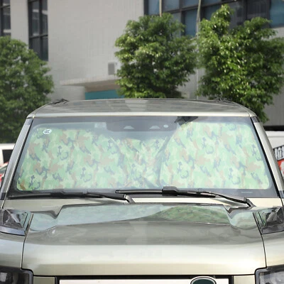 Камуфляжный солнцезащитный козырек на лобовое стекло переднее окно для Land Rover Defender 90 110 20+ - Изображение 1 из 4