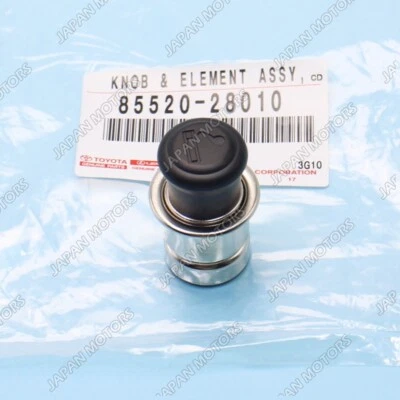 Nuevo conjunto de perilla encendedor de cigarrillos genuino OEM Toyota Lexus Scion tC 8552028010 Foto 1 de 4