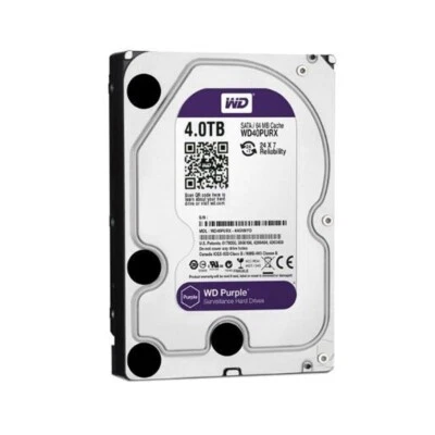 Western Digital Purple 4TB WD40PURX 5400RPM SATA 3.5" Internal HDD Hard Drive - Image 1 of 4