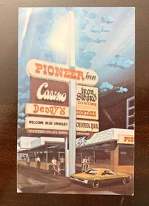 Pioneer Inn & Casino Reno Nevada Postcard Gambling Unposted Vintage Souvenir - Picture 1 of 6