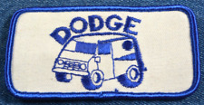NOS 70s Original Vintage DODGE Van 4" Patch Shaggin Wagon Hippie Retro Auto