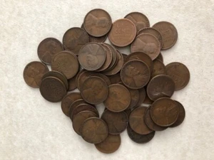 Centavos de trigo Lincoln circulados por Estados Unidos Full Roll (50) 1925 D - Imagen 1 de 4