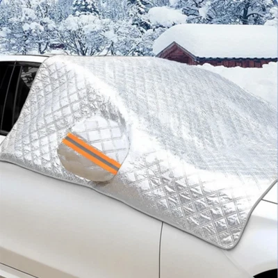 Cubierta de parabrisas de invierno para coche protección anticongelante espesa contra heladas Foto 1 de 4