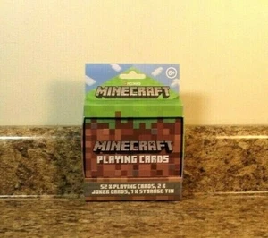 Carte da gioco Minecraft mazzo di carte standard in latta da collezione NUOVE - Foto 1 di 3