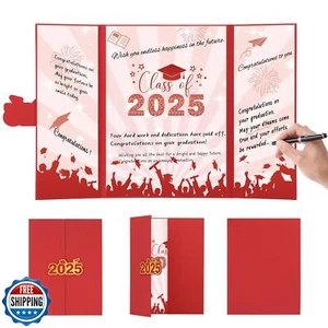 Decoraciones de fiesta de graduación DeziWood, clase de 2025 felicitaciones graduado - Imagen 1 de 5