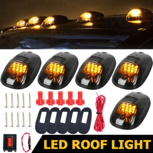 5PCS For Dodge Ram 1500 2500 3500 4500 2003 - 2018 Cab Roof Marker Lights Amber - Picture 1 of 18