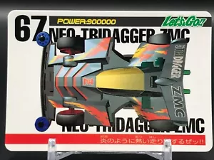 NEO TRIDAGGER ¡Let's & Go!! Mini 4x4 Carddass TCG BANDAI Japón Raro No.67 Envío Grabado - Imagen 1 de 12