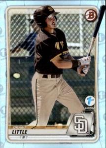 2020 BOWMAN 1ST EDITION - GRANT LITTLE SAN DIEGO PADRES #BFE-133 BLUE FOIL - Picture 1 of 2
