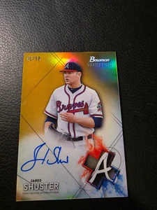 2021 Bowman Sterling - Prospect Autographs Jared Shuster #BSPA-JSH Gold 05/50 - Imagen 1 de 2