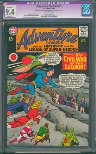 ADVENTURE COMICS #333 ⭐ CGC 9.4 Restored (Slight) ⭐ Superboy Silver Age DC 1965 - Picture 1 of 3