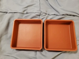 Prepd Backschalen Spickzettel Teiler Set 2-teilig - Rotes Quadrat - Neu - Bild 1 von 3